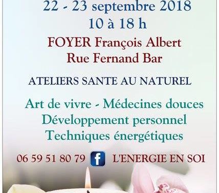 Salon Bien-être – BETHUNE le 22 et 23 Septembre 2018