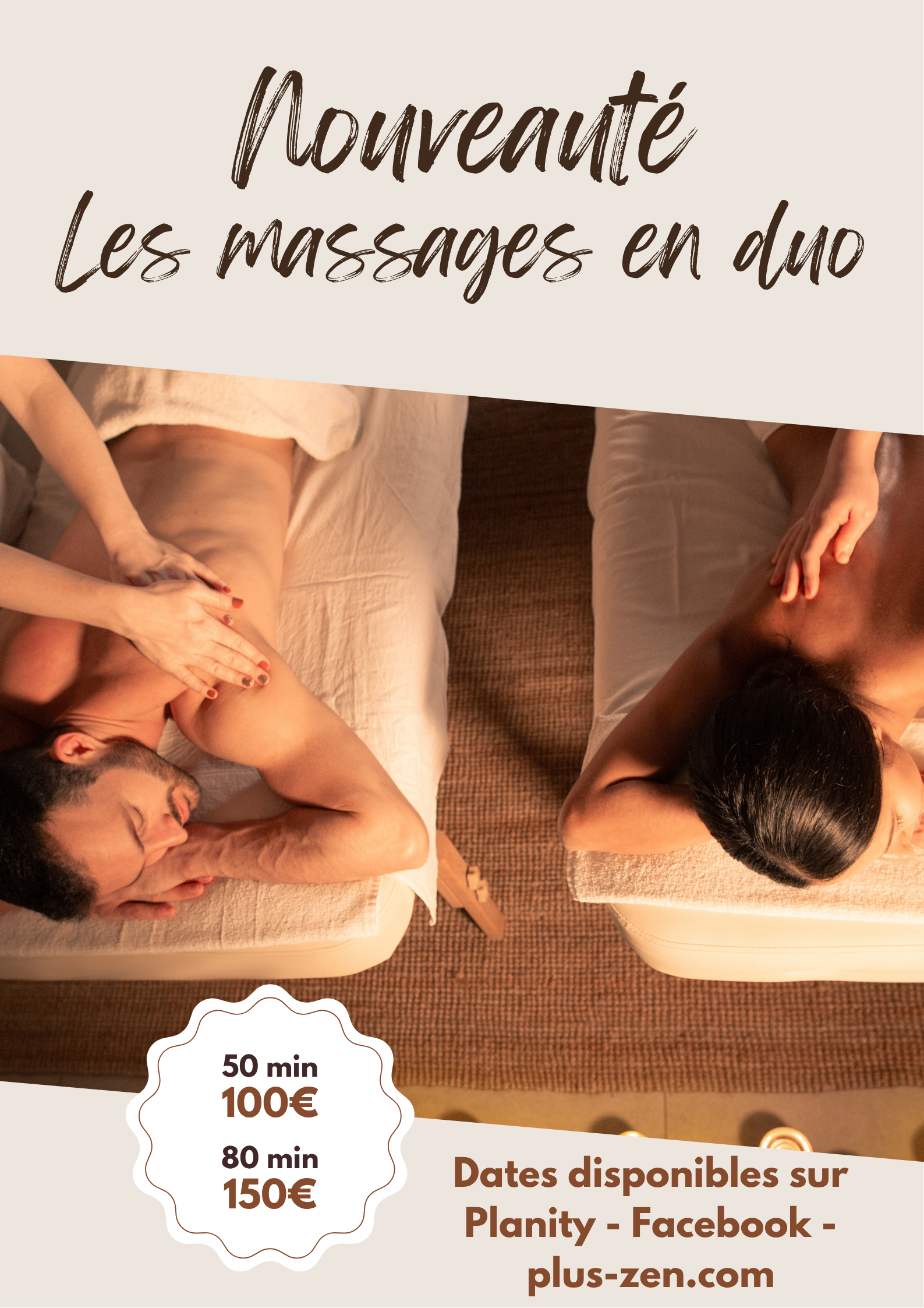 massage duo en corps plus zen massage bethune